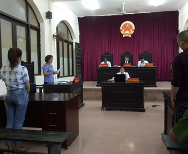 Tổ chức phiên tòa rút kinh nghiệm tại huyện Quốc Oai